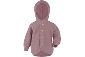 Engel Kurtka dziecięca z kapturem, wełniany polar