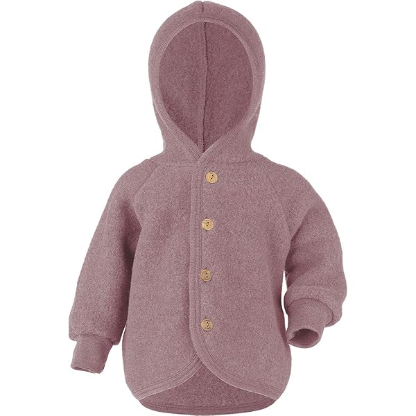 Chaqueta Con Capucha Engel Para Bebé - Lana Virgen, Ligera Y Cálida, Talla 62-68