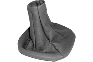 lartepelle cuffia leva cambio vera pelle Antracite compatibile con fiat Panda 169