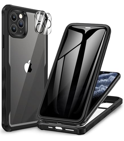 Jonwelsy Cover per iPhone 12 PRO, 360 Gradi Protezione Doppia Faccia