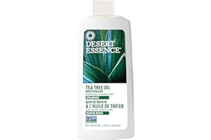 DESERT ESSENCE Tea Tree Oil Mouthwash (Sugar & Alcohol Free) Spearmint 8 fl.oz