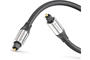 Sonero S-OC100-015 Kabel Optyczny, Czarny/Srebrny, 1,50m