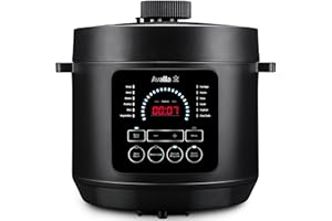 Avalla K-90 Smart Multi-Cooker with Slow Cook, Steam, Pressure Cook, Warm, Sauté & Yoghurt Maker Functions – 6L