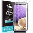 LϟK 3 Pezzi Pellicola Vetro Temperato per Samsung Galaxy A32 5G / A12 / M12 6.5 Pollici - 9H Durezza Senza Bolle HD Schermo P