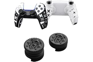 JEMDO Controller Performance Grips kompatibel mit dem PlayStation 5 DualSense Controller, PS5 Anti-Rutsch-Aufkleber, schweißabsorbierende Abdeckung.
