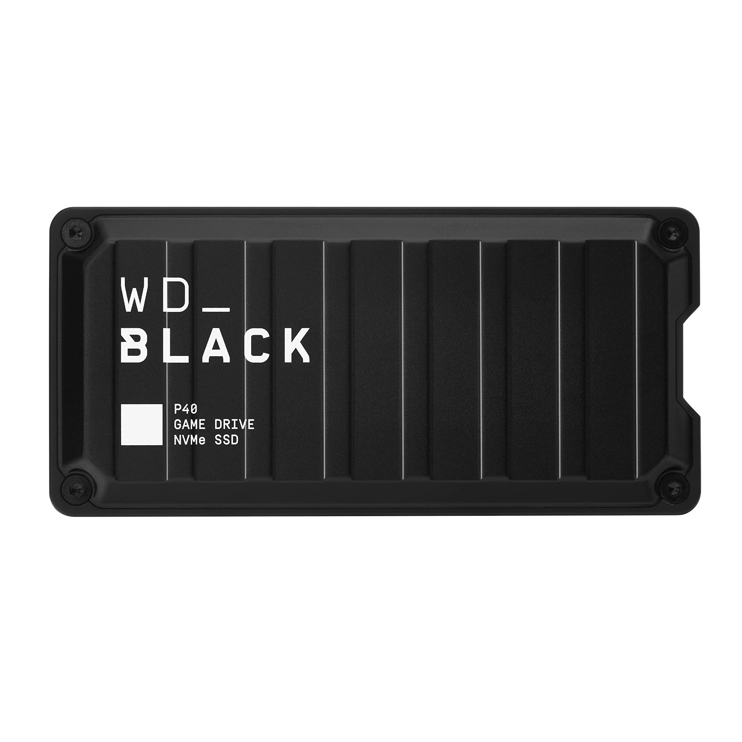 WD_Black P40 Game Drive 2TB, 2000MB/s R, 2000MB/s W, External SSD, USB 3.2 Gen2X2, Customisable RGB Lighting for Desktop, Mac, Gaming Console