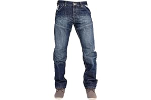 ZE ENZO Enzo Pantalon Jeans Bleu Taille Standard Jeans à Coupe Droite Designer Denim Toutes Les Tailles Disponibles en 6 Couleurs