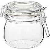 Ikea KORKEN Kapaklı Kavanoz, 0,5 l (Şeffaf Cam)