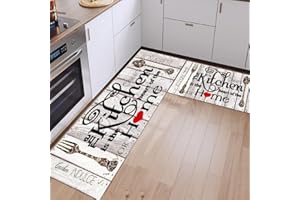 Fchen art Küchenteppich, Küchenteppich, Küchenteppich, wasserfest, rutschfest, für Küche, Küche, Waschküche, Küche