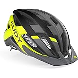Rudy Project Venger 2021 - Casco da mountain bike, colore: Titanio/giallo fluo opaco