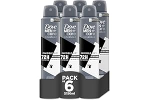 Dove Men+Care Invisible Dry 72h spray męski 150 ml, 6 sztuk