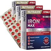 Nutraxin Iron Max 30 Tablet &ndash; Demir, C Vitamini, Folik Asit ve B12 Vitamini İ&ccedil;eren Takviye (3 paketi)