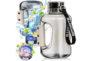 DINTO Hydrogen Water Bottle with SPE and PEM technology - Hydrogen Water Bottle Generator- Hydrogen Bottle for Healthy Drinking Water- Hydrogen Water Machine Producing 1.5L Ionized Water (Black)