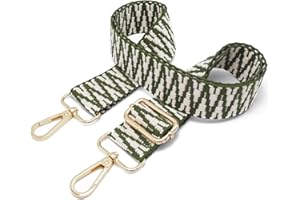 KOCRIS CASA Tracolla Per Borse Donna Borsa Colorate Cinghia Larga Tracolla Catena Crossbody Ricambio Tessuto Regolabile Cintura Cinghie Spalla Accessori Gold F09