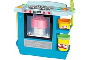 Play-Doh Zestaw do zabawy Kitchen Creations Magiczny Piec do Tortów z ciastoliną, dla dzieci w wieku od 3 lat, z 5 kolorami masy plastycznej, produkt nietoksyczny