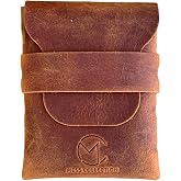 Genuine Leather Insert Vertical Card Holder, Credit Card Wallet, Men's & Women's Minimalist, Small Business Card Holder, Stylish Money and Card Holder, He