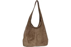 LucieElle - Bolso de piel para mujer, A4, para mujer, A4, piel sintética, estilo italiano, bolso para mujer, bolso para mujer, color negro