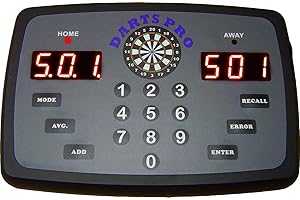 Thomas & Anca Club Supplies Ltd Darts Pro Electronic Dart Scorer Electronic Scoreboard For Dart Lovers Dart Players Man Cave Gift Bar Pub Game Xmas Present Gift for Him