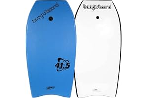 BOOGIEBOARD Boogie®Board 41.5” with Leash – Lightweight Premium Body Board with Phuzion Core, HDPE Slick Bottom Great Surfing for Kids Teens and Adults