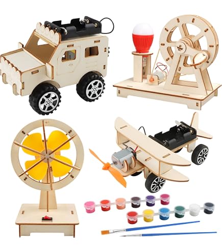 Robot Bilanciante Telecomandato – Puzzle 3D In Legno Fai Da Te, Giocattolo Educativo