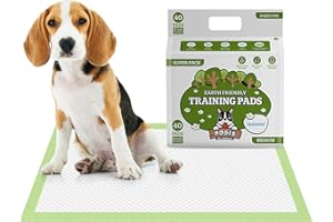 POGI'S PET SUPPLIES Pogi's Training Pads (40-Pezzi) (45x60cm) - Taglia Media, Super Assorbente, Tappetino Assorbente Ecologico per Addestramento per Cuccioli e Cani di Taglia Picoola