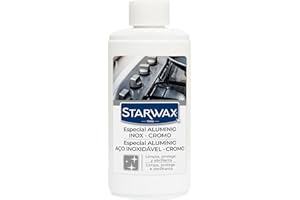 STARWAX - Limpiador Protector Aluminio y Acero Inoxidable - Limpia, protege y abrillanta - No raya - Sin amoníaco - Uso interior y exterior - Fabricado en Francia - 1 x 250ml