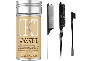 SOVONCARE Hair Wax Stick for Wigs with Brushes Bed Head Stick Edge Control Slick Stick Hair Pomade Stick Non-greasy Styling Wax 2.7 Oz, Long Lasting, Temporary Hair Styling Product for Edge Frizz Hair