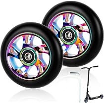 M8 8mm X 28mm-86mm 8.8 Grade Carbon Steel Axle Allen Screw Bolt Set For Front Rear 2 3 4 Wheel Stunt Scooter Dash Teen Adult Kick Scooter 800lb Capacity 2