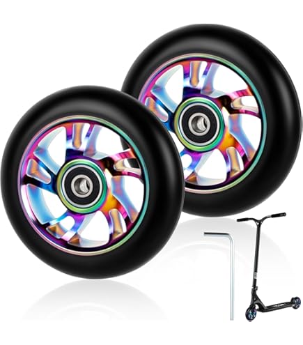 Freno Per Scooter Acrobatico - Compatibile Con Ruote 100mm E 110mm, Facile Da Montare E Silenzioso - Foto 6