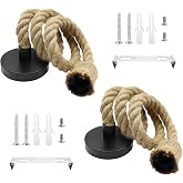 2 Hemp Rope Lamp Hemp Head Pendant Lighting Rope Pendant Lamp for E27 for Hallway Bar Cafe Restaurant, 1M
