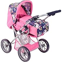 Poussette pour poupée - BAYER CHIC 2000 - Leni combi - Gris - Rose