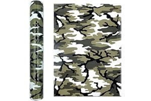 ARESTORY Camouflage Leopard Heat Transfer Self Adhesive Vinyl Bundle Roll, Heat Transfer Vinyl Iron on DIY Clothing T-Shirts Garment Film Silhouette Holographic Craft Vinyl Decoration Supplies (12" x 9.8")