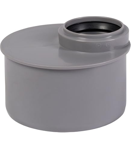 Riduzione PVC 100x80 Mm Arancio - Bicchiere Su Diametro Maggiore Per Tubazioni - Foto 4