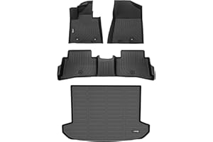 HAFIDI All Weather Floor Mats & Cargo Liner Set for 2017-2022 Kia Sportage (Gas ONLY) Full Set Accessories (Cargo Tray in Upper Deck Position)