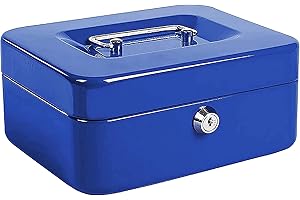 kippen 10333B1 Cassetta Portavalori Blu, Dimensioni: 150X120X80 mm