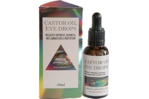 PRISM APOTHECARY Castor Oil Eye Drops - Genuine Pharmaceutical Grade