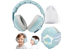 Sunshine smile 2 in 1 Gehörschutz Baby Kopfhörer,Baby Gehörschutz 0-4 Jahre