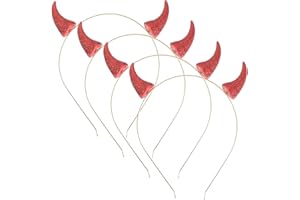 Holibanna Bandeau 4pcs Cornes de Diable fête d'halloween favorise Fournitures