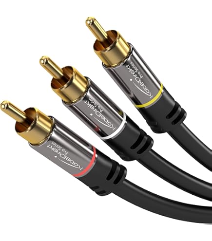 QIANRENON Placcato Oro RCA Incasso Fissaggio Filettato Rotondo Adattatore RCA Femmina A Femmina Pannello Montaggio AV Connettore, Per - Foto 6