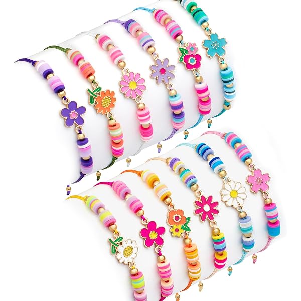 YUXMU Lot De 12 Bracelets D'amitié, Réglables, Pour Enfants, Tissés