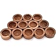 Indus Lifespace Acacia Wood Tealight Candle Holder for Wedding, Party, Birthday, Holiday, Home Decoration (5.71cm x 5.71cm x 2.54cm), (Set of 12)