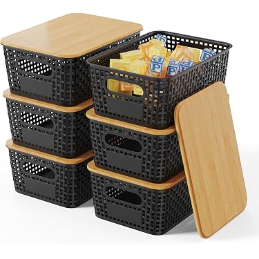 Popoly Grande Boîte De Rangement Pliable En Lin - 63,5 X 33 X 40,6 Cm - Avec Couvercle, Pour Jouets