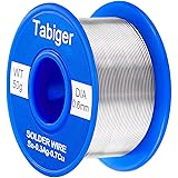 Tabiger 0.6mm Lead Free Solder Wire with Rosin Core for Electrical Soldering and DIY (Net 50g)