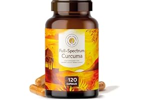 Curcuma capsule con Piperina naturale - 120 capsule - curcuma e piperina plus ad alto dosaggio con curcuminoidi (curcumina, demetossicurcumina e bisdemetossicurcumina) e Piperine - Alpha Foods