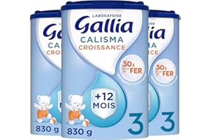 Laboratoire Gallia Calisma Croissance 830g X3