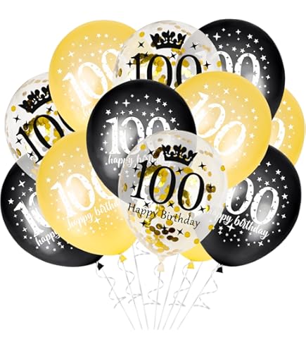 300 Coriandoli Per 100° Compleanno - Decorazioni Da Tavolo Oro, Bianco E Verde, Per Feste E Celebrations - Foto 10
