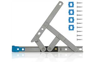 Versa 8" (200mm) Retrofit UPVC Window Friction Stay Hinges Top Hung/Side Hung (One Pair)