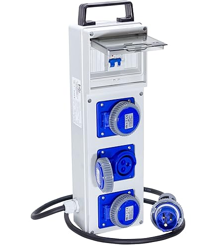 Distributore Corrente Portatile Brennenstuhl - 6 Prese CEE IP44, Cavo 2m | Per Esterno E Cantieri - Foto 10