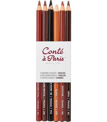 Kit Cont&eacute; &agrave; Paris - Sfumini E Gomma Pane Per Disegno Artistico, Tecniche Miste