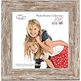 Inov8 PFES-SWWA-55 British Made Traditional Picture/Photo Frame, Square 5x5-inch, Small Washed Walnut